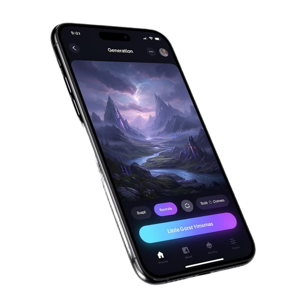 CreatAI generation interface preview